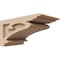 Ekena Millwork 6"W x 12"D x 6"H Wide Mayflower Rough Cedar Woodgrain TimberThane Corbel, Primed Tan CORUR06X12X06MAYRCPR - alternate 1